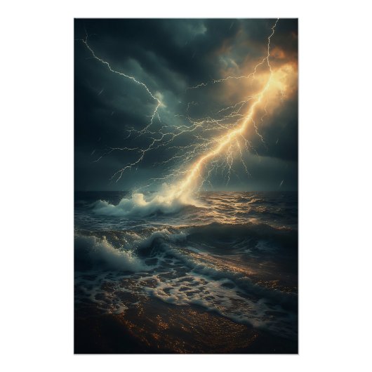 Poster La fureur de l'océan (Devant)