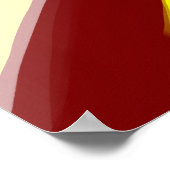 Poster La Furia Roja Espagne 2014 Football par Sarjis (Coin)