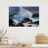 Poster La Furie De Kanaloa ~ Dieu Hawaïen De L'Océan (Cuisine)