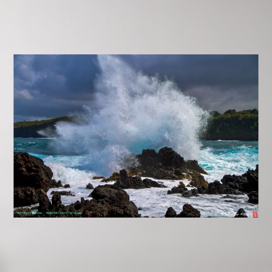 Poster La Furie De Kanaloa ~ Dieu Hawaïen De L'Océan (Devant)