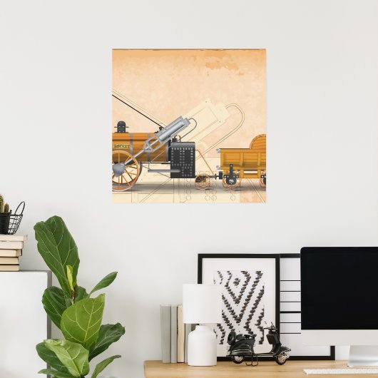 Poster La Fusée (Bureau à domicile)