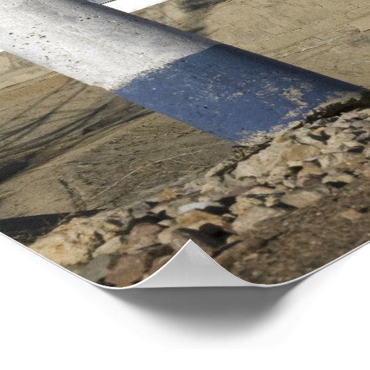 Poster La fusée Soyouz est montée en position (Coin)