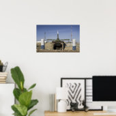 Poster La fusée Soyouz est montée en position (Bureau à domicile)