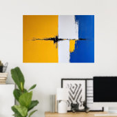 Poster La Fusion des Couleurs (Bureau à domicile)