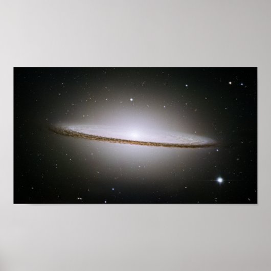 Poster La galaxie Sombrero (Devant)