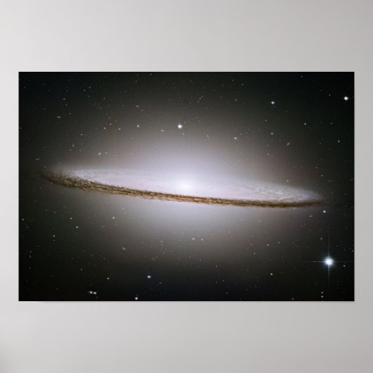 Poster La galaxie Sombrero (Devant)