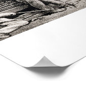 Poster La galerie avancée du côté français du lun (Coin)