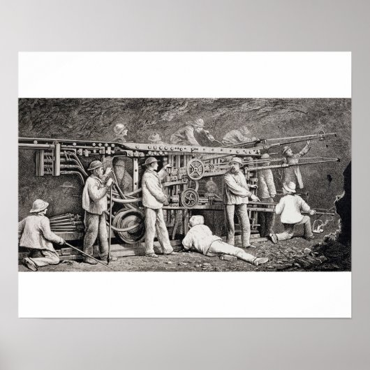 Poster La galerie avancée du côté français du lun (Devant)