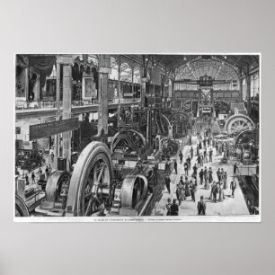 Poster La Galerie des Machines Électriques Françaises