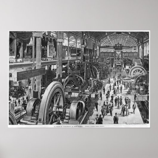 Poster La Galerie des Machines Électriques Françaises (Devant)