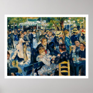 Poster La Galette de Le Moulin de par Renoir