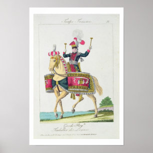 Poster La garde royale : un Kettledrummer de Lancers, p
