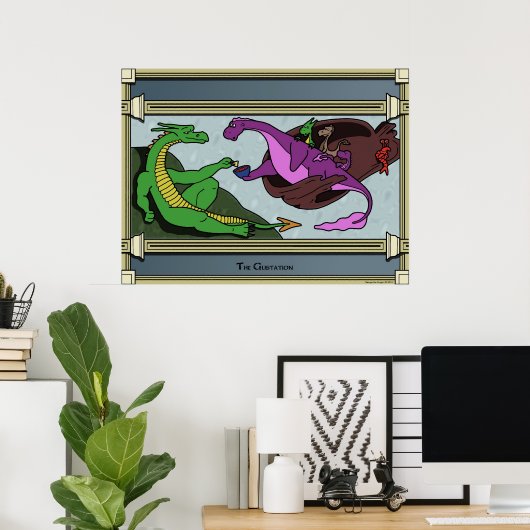 Poster La gare (Bureau à domicile)