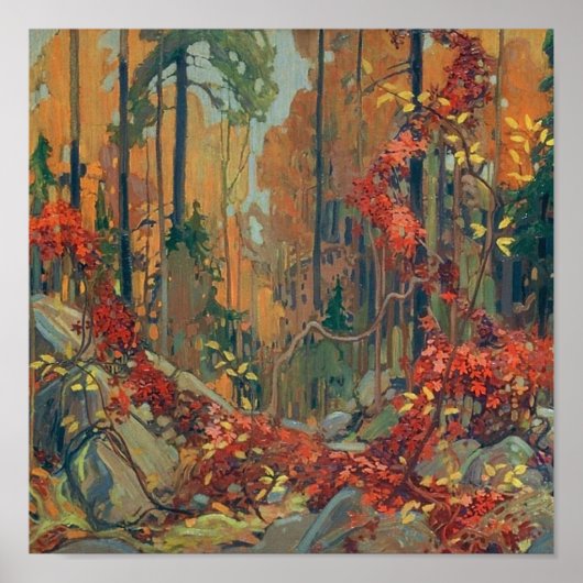Poster La Garland de Tom Thomson Automne (Devant)