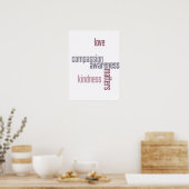 Poster La gentillesse compte (Cuisine)