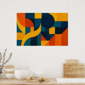 Poster La géométrie de l'émotion (Cuisine)