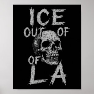 Poster La Glace De La Manifestation D'Expulsion De La Gla