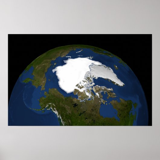 Poster La glace de mer arctique en 2005 (Devant)