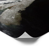 Poster La glace de mer remplit le golfe du Saint-Laurent (Coin)