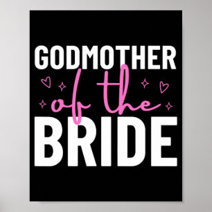 Poster La Godmère De La Mariée Mariage Mariée Du Parti Ma