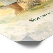 Poster La golfeuse joue au golf (Coin)