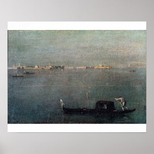 Poster La Gondola sur la lagune (Devant)