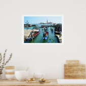 Poster La gondole à Venise (Cuisine)