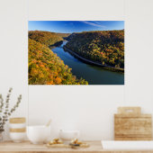 Poster La gorge de la New River à Hawks Nest State Park (Cuisine)