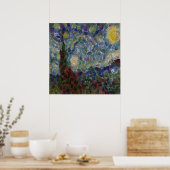 Poster La Gourde Nuit Starry Beaux Art Spoof (Cuisine)