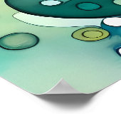 Poster La grâce naturelle dans la peinture Abstraite capt (Coin)