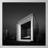 La Grande Arche de la Fraternite, Paris, France