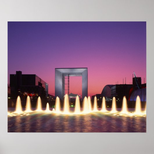 Poster La Grande Arche, La Défense, Paris, France (Devant)