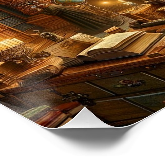 Poster La Grande Bibliothèque des Lumières (Coin)