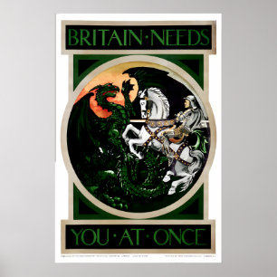 Poster La Grande-Bretagne a besoin de vous immédiatement