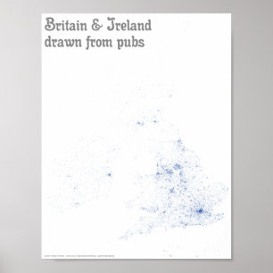 Poster La Grande-Bretagne et l'Irlande tirées des pubs -