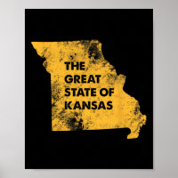 La Grande Carte du Kansas Missouri