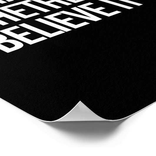 POSTER LA GRANDE CHOSE EN SCIENCE EST QUE C'EST VRAI AVEC (Coin)