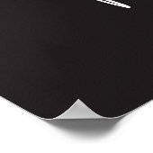 Poster La grande étoile de Noël de Moody Winter Night (Coin)