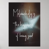 Poster La grande étoile de Noël de Moody Winter Night (Devant)