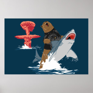 Poster La Grande Évasion - cavalerie de requins-ours
