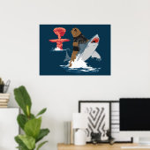 Poster La Grande Évasion - cavalerie de requins-ours (Bureau à domicile)