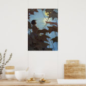 Poster La grande lune jaune par Jessie Willcox Smith (Cuisine)