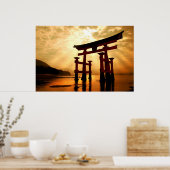 Poster La grande porte d'entrée à Miyajima (Cuisine)