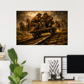Poster La Grande Poursuite (Bureau à domicile)