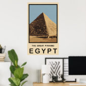 Poster La Grande Pyramide égyptienne (Bureau à domicile)