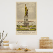 Poster La Grande Statue Bartholdi de la Liberté (Cuisine)