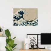 Poster La Grande Vague au large de Kanagawa (Bureau à domicile)