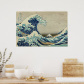 Poster La Grande Vague au large de Kanagawa (Cuisine)