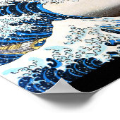 Poster La Grande Vague au large de Kanagawa, Hokusai (Coin)