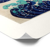Poster La Grande vague au large de Kanagawa illustration  (Coin)
